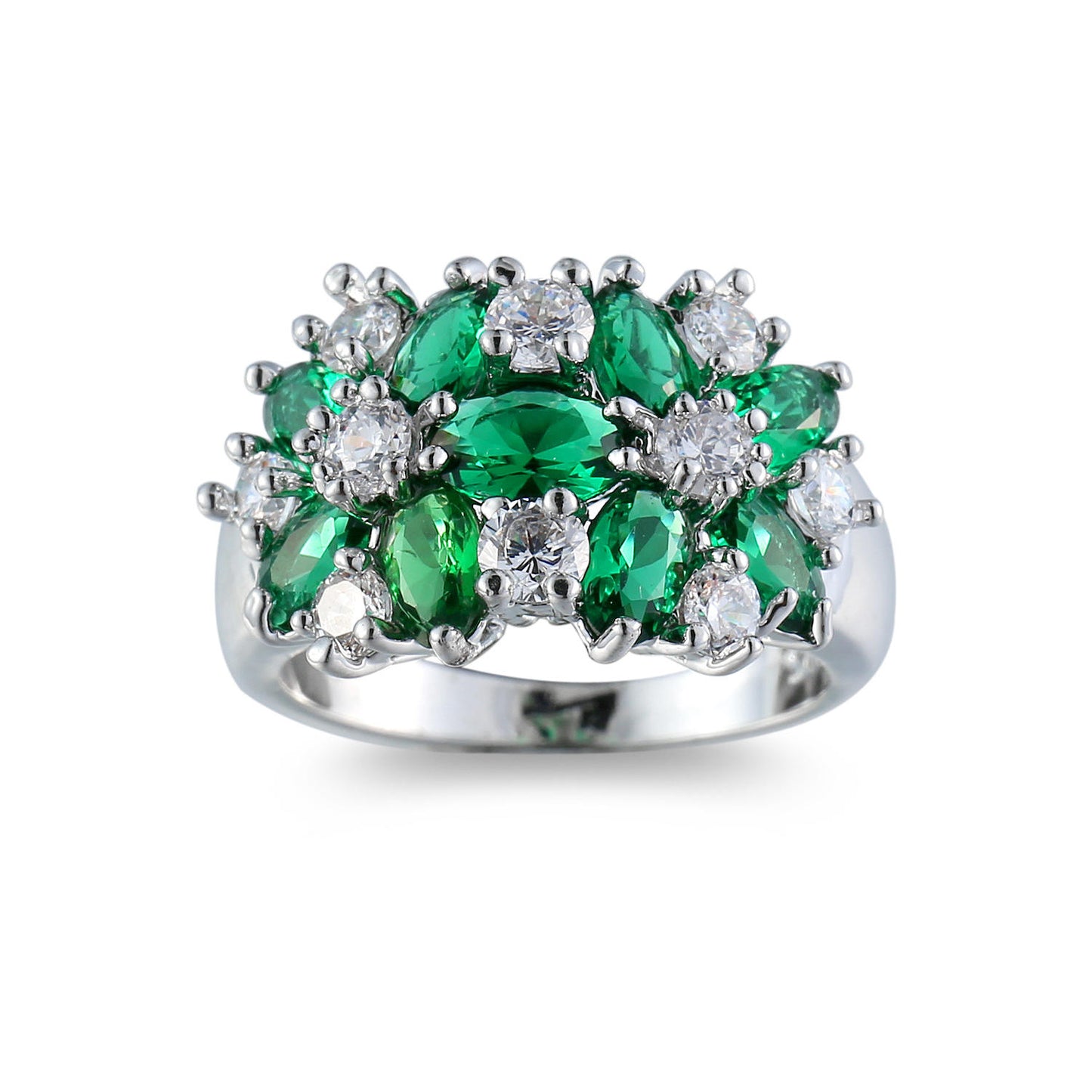 Kreativ handgjord blommig ring 